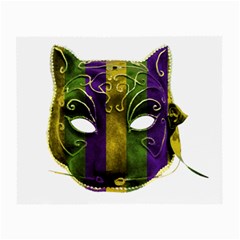 Catwoman Mardi Gras Mask Small Glasses Cloth by dflcprints