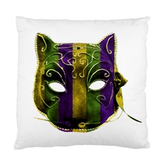 Catwoman Mardi Gras Mask Standard Cushion Case (one Side) by dflcprints