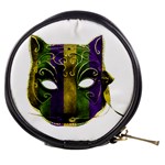 Catwoman Mardi Gras Mask Mini Makeup Bags Front