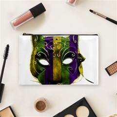 Catwoman Mardi Gras Mask Cosmetic Bag (medium)  by dflcprints