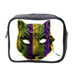 Catwoman Mardi Gras Mask Mini Toiletries Bag 2-side by dflcprints