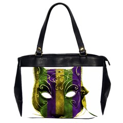 Catwoman Mardi Gras Mask Office Handbags (2 Sides)  by dflcprints