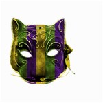 Catwoman Mardi Gras Mask Large Garden Flag (Two Sides) Front