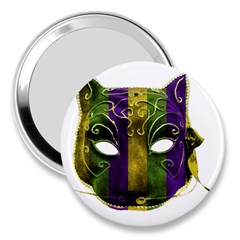 Catwoman Mardi Gras Mask 3  Handbag Mirrors by dflcprints