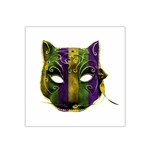 Catwoman Mardi Gras Mask Satin Bandana Scarf Front