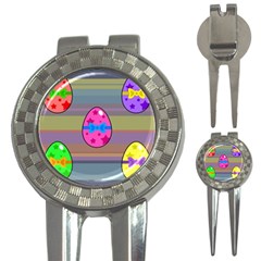 Holidays Occasions Easter Eggs 3-in-1 Golf Divots by Nexatart