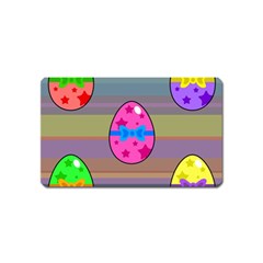 Holidays Occasions Easter Eggs Magnet (name Card) by Nexatart