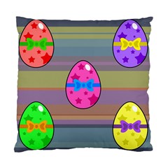 Holidays Occasions Easter Eggs Standard Cushion Case (two Sides) by Nexatart