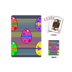 Holidays Occasions Easter Eggs Playing Cards (mini)  by Nexatart