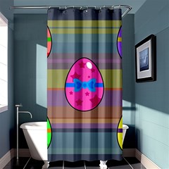 Holidays Occasions Easter Eggs Shower Curtain 36  X 72  (stall)  by Nexatart