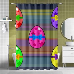 Holidays Occasions Easter Eggs Shower Curtain 48  X 72  (small)  by Nexatart