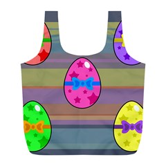 Holidays Occasions Easter Eggs Full Print Recycle Bags (l)  by Nexatart