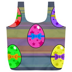 Holidays Occasions Easter Eggs Full Print Recycle Bags (l)  by Nexatart