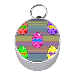 Holidays Occasions Easter Eggs Mini Silver Compasses by Nexatart