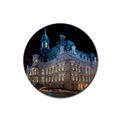 Montreal Quebec Canada Building Rubber Coaster (round)  by Nexatart