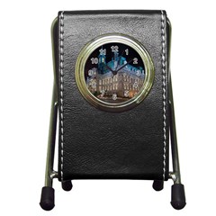 Montreal Quebec Canada Building Pen Holder Desk Clocks by Nexatart