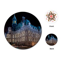 Montreal Quebec Canada Building Playing Cards (round)  by Nexatart