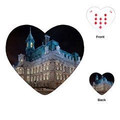 Montreal Quebec Canada Building Playing Cards (heart)  by Nexatart