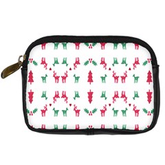 Reindeer Pattern Digital Camera Cases by Nexatart