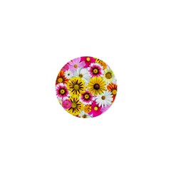 Flowers Blossom Bloom Nature Plant 1  Mini Buttons by Nexatart