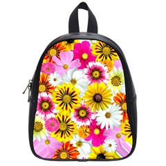 Flowers Blossom Bloom Nature Plant School Bags (small)  by Nexatart