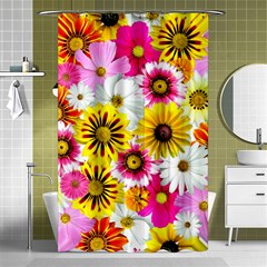 Flowers Blossom Bloom Nature Plant Shower Curtain 48  X 72  (small)  by Nexatart