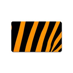 Tiger Pattern Magnet (name Card) by Nexatart