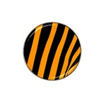 Tiger Pattern Hat Clip Ball Marker (10 pack) Front