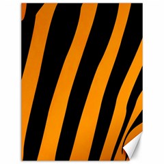 Tiger Pattern Canvas 12  X 16   by Nexatart