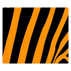 Tiger Pattern Double Sided Flano Blanket (small)  by Nexatart