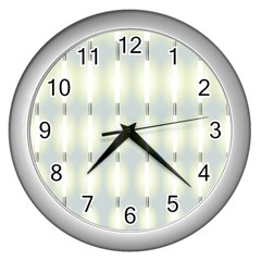 Lights Wall Clocks (silver)  by Nexatart