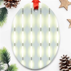 Lights Oval Ornament (two Sides)