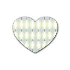 Lights Rubber Coaster (heart)  by Nexatart