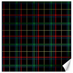 Plaid Tartan Checks Pattern Canvas 16  X 16   by Nexatart