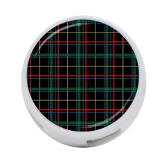 Plaid Tartan Checks Pattern 4-port Usb Hub (one Side)