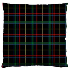 Plaid Tartan Checks Pattern Large Cushion Case (two Sides) by Nexatart