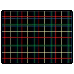 Plaid Tartan Checks Pattern Double Sided Fleece Blanket (large) 