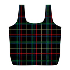 Plaid Tartan Checks Pattern Full Print Recycle Bags (l)  by Nexatart