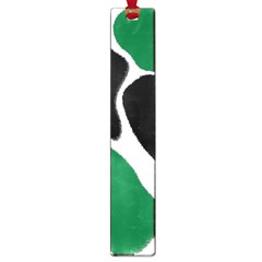 Green Black Digital Pattern Art Large Book Marks by Nexatart