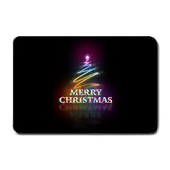 Merry Christmas Abstract Small Doormat  by Nexatart