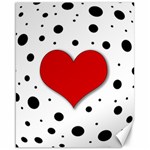 Red heart Canvas 16  x 20   15.75 x19.29  Canvas - 1