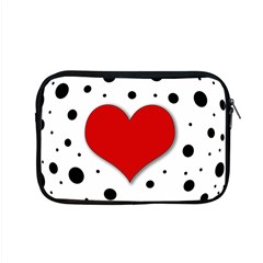 Red heart Apple MacBook Pro 15  Zipper Case