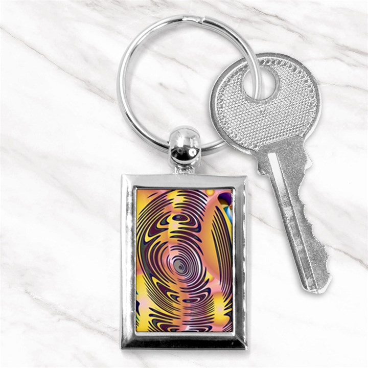 Ethnic Tribal Pattern Key Chains (Rectangle) 