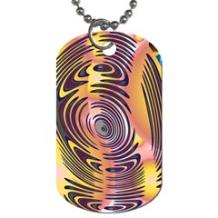 Ethnic Tribal Pattern Dog Tag (one Side) by Nexatart