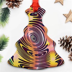 Ethnic Tribal Pattern Christmas Tree Ornament (two Sides) by Nexatart