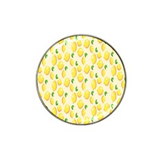 Pattern Template Lemons Yellow Hat Clip Ball Marker (4 Pack) by Nexatart