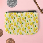 Pattern Template Lemons Yellow Mini Coin Purses Back