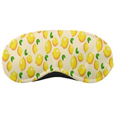 Pattern Template Lemons Yellow Sleeping Masks by Nexatart