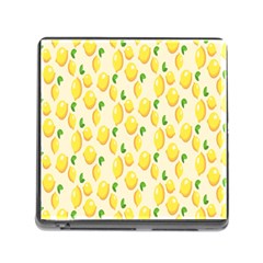 Pattern Template Lemons Yellow Memory Card Reader (square) by Nexatart