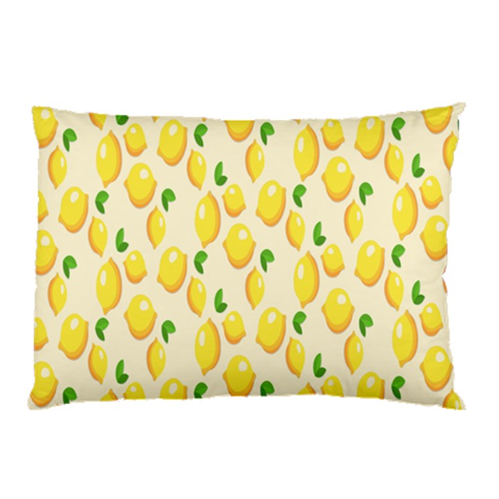 Pattern Template Lemons Yellow Pillow Case (Two Sides)